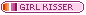 button: girl kisser (lesbian flag)